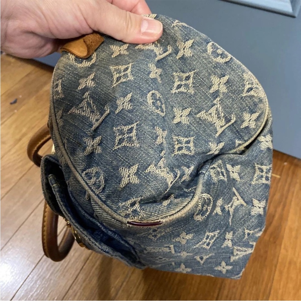 LOUIS VUITTON Denim Neo Speedy Monogram RARE - Picture 8 of 15